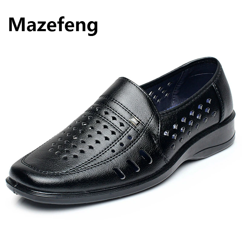 Mazefeng 2018 New Male Leather Shoes Breathable Hollow Out Square Toe Men Dress Shoes Lace-up Business Shoes For Males
Mazefeng 2018 New Male Leather Shoes Breathable Hollow Out Square Toe Men Dress Shoes Lace-up Business Shoes For Males