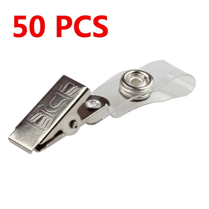 50 Pieces Badge Holder Metal Clips Office School Business Hospital Company Supplies ID Card Holder Accessories Free Shipping
50 Pieces Badge Holder Metal Clips Office School Business Hospital Company Supplies ID Card Holder Accessories Free Shipping