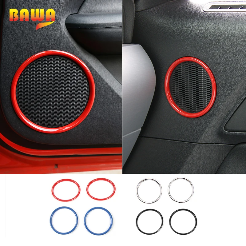 BAWA Car Door Speaker Ring Large Small Size Decoration Cover Interior Stickers ABS For Ford Mustang 2015 Up Car Styling
BAWA Car Door Speaker Ring Large Small Size Decoration Cover Interior Stickers ABS For Ford Mustang 2015 Up Car Styling