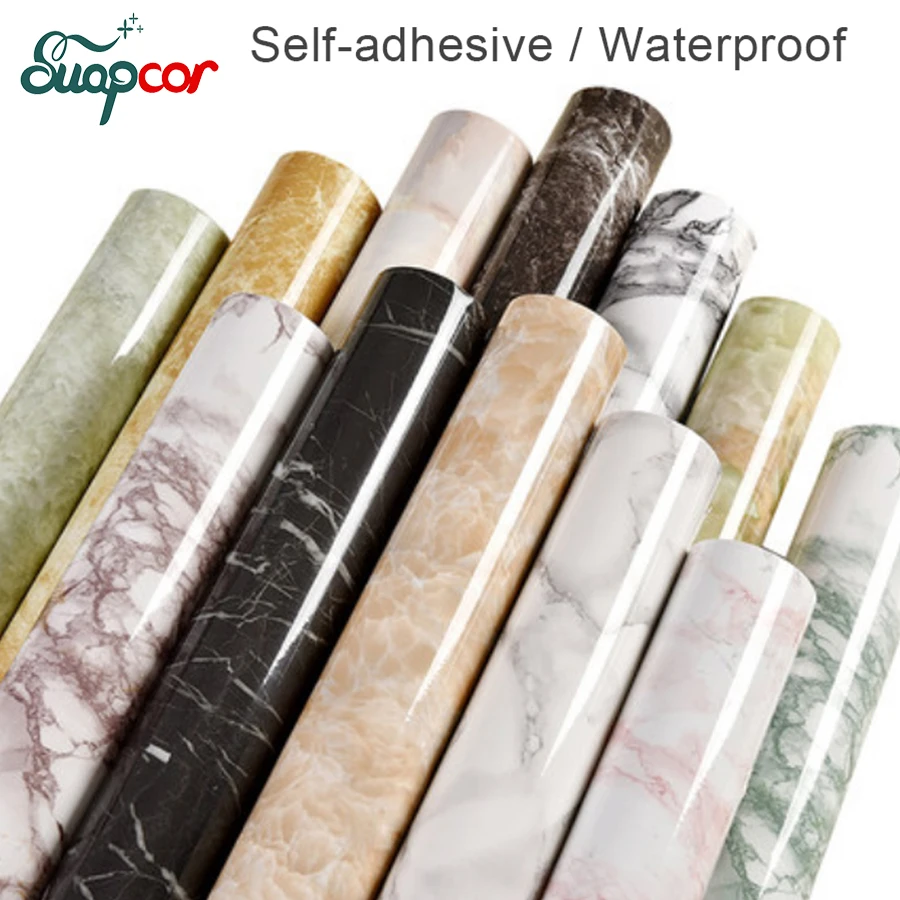Suapcor DIY Bathroom Marble Renovation PVC Wall Sticker Toilet Tile Waterproof Film Window Sill Desktop Self-Adhesive Wallpaper
Suapcor DIY Bathroom Marble Renovation PVC Wall Sticker Toilet Tile Waterproof Film Window Sill Desktop Self-Adhesive Wallpaper