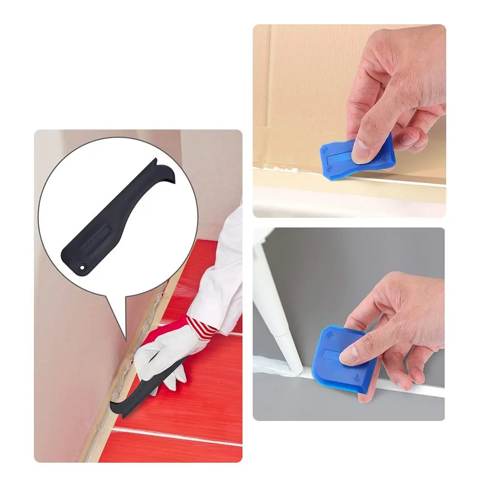 17 Piece Caulking Tools Kit Grout Scraper, Caulk Remover, Caulk Nozzle, and Caulk Caps, Sealant Finishing Tool for Bathroom
17 Piece Caulking Tools Kit Grout Scraper, Caulk Remover, Caulk Nozzle, and Caulk Caps, Sealant Finishing Tool for Bathroom
