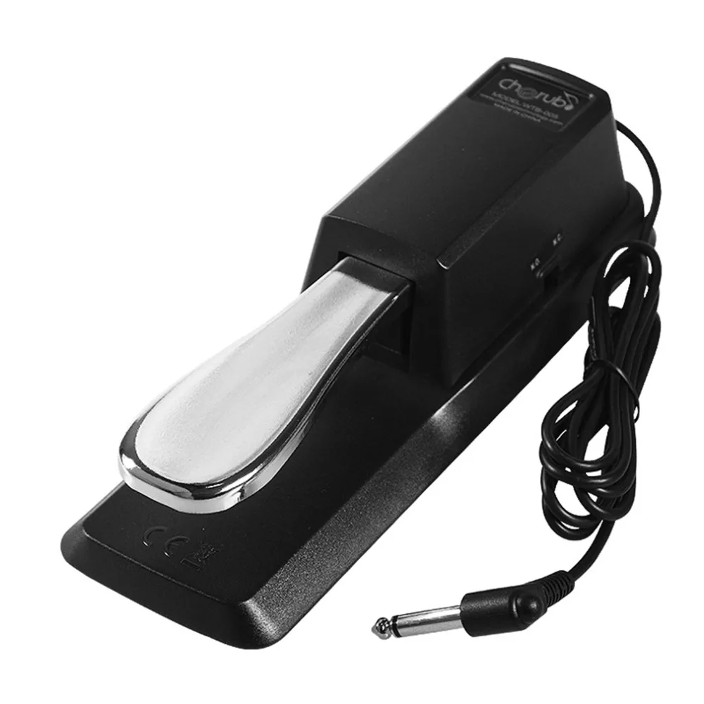 Cherub Electronic Organ Metal Sustain Pedal WTB-005 For Electronic Keyboard Great Musical Instruments Black
Cherub Electronic Organ Metal Sustain Pedal WTB-005 For Electronic Keyboard Great Musical Instruments Black