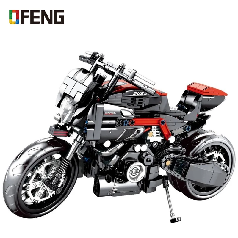 Series Motorcycle Building Blocks Ducating set Bricks Model City Speed Educational Toys For Children Gifts Compatible
Series Motorcycle Building Blocks Ducating set Bricks Model City Speed Educational Toys For Children Gifts Compatible