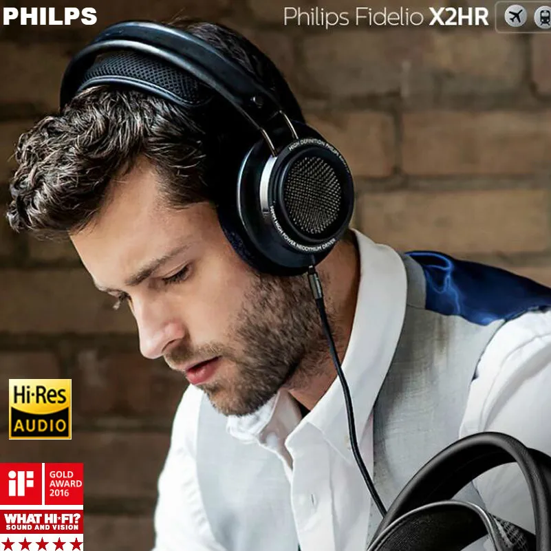 Philips Fidelio X2HR Headsets Voted Best Product In 2015 With 50 Mm High-power Drive 3mm For xiaomi Samsung Huawei
Philips Fidelio X2HR Headsets Voted Best Product In 2015 With 50 Mm High-power Drive 3mm For xiaomi Samsung Huawei