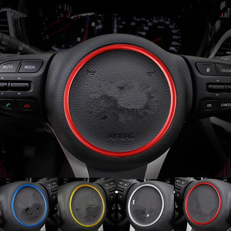 Red /Blue / Silver / Gold Aluminium Alloy Steering Wheel Decorated Frame For Kia KX3 K4 Z2EA1157
Red /Blue / Silver / Gold Aluminium Alloy Steering Wheel Decorated Frame For Kia KX3 K4 Z2EA1157