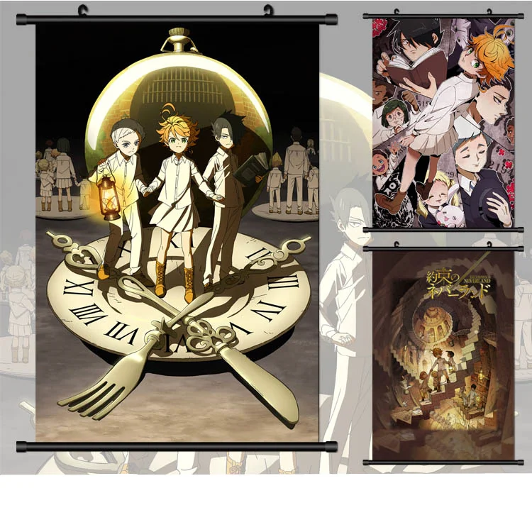 (40*60cm)NEW The Promised Neverland Plastic Wall stickers anime around posters wall scroll painting Fiction
(40*60cm)NEW The Promised Neverland Plastic Wall stickers anime around posters wall scroll painting Fiction