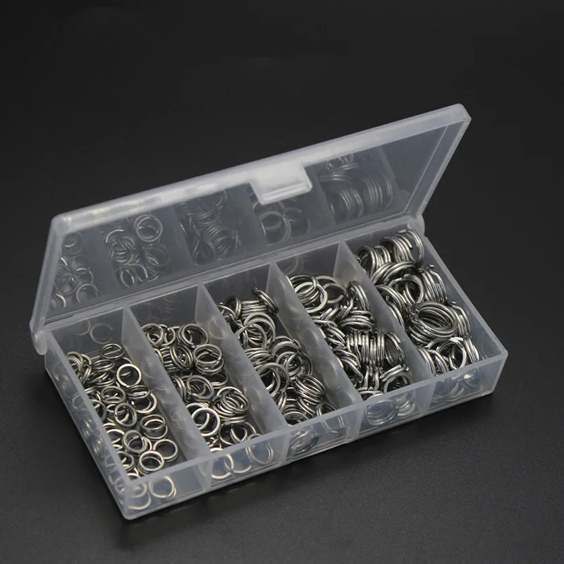 200pcs/lot Stainless Steel Double Split Rings Strengthen Solid Ring Lure Connecting Ring Fishing Accessories Tackle
200pcs/lot Stainless Steel Double Split Rings Strengthen Solid Ring Lure Connecting Ring Fishing Accessories Tackle