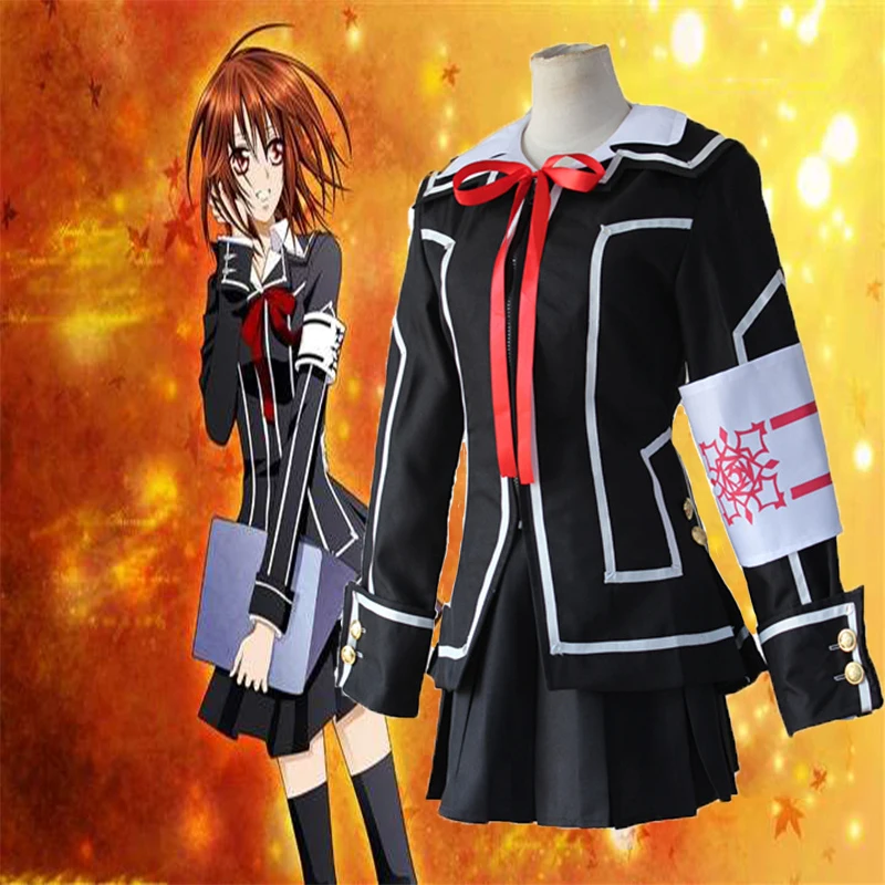 Anime Vampire Knight Cospay Costumes Yuuki Cross Cosplay Costume Black Uniforms Halloween Party Game Women Cosplay Costume
Anime Vampire Knight Cospay Costumes Yuuki Cross Cosplay Costume Black Uniforms Halloween Party Game Women Cosplay Costume