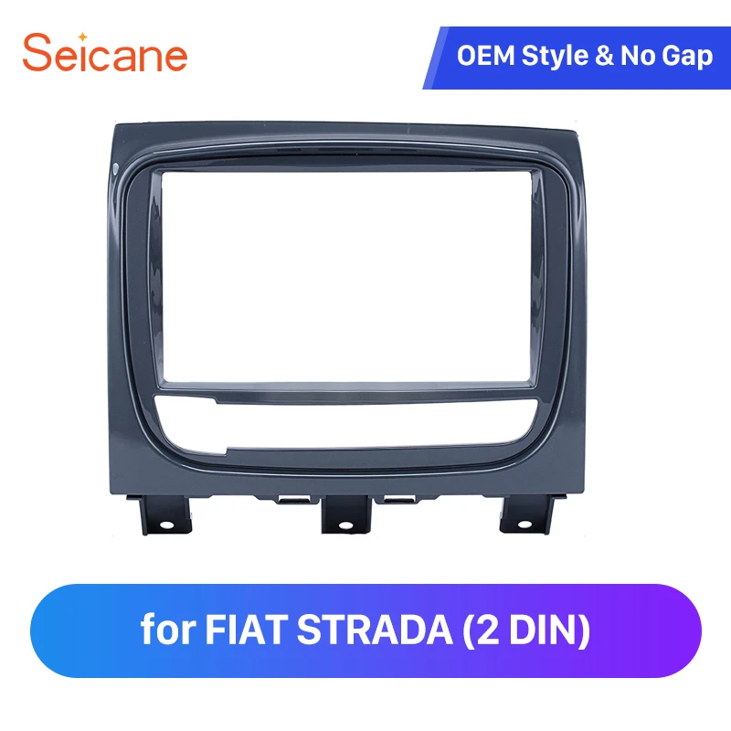 Seicane 2 Din Автомобильная рамка для радио стерео FIAT STRADA DVD панель устанавливаемая автомобильный комплект аудио
