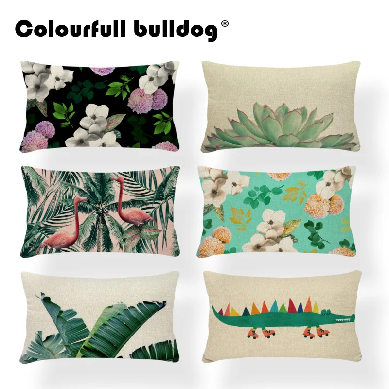 Tropical Plants Cushion Covers Cactus Pillow Cushion Aloe Vera Floor Decor Home Pillow With Cover Bird Green 30x50cm Polyester
Tropical Plants Cushion Covers Cactus Pillow Cushion Aloe Vera Floor Decor Home Pillow With Cover Bird Green 30x50cm Polyester