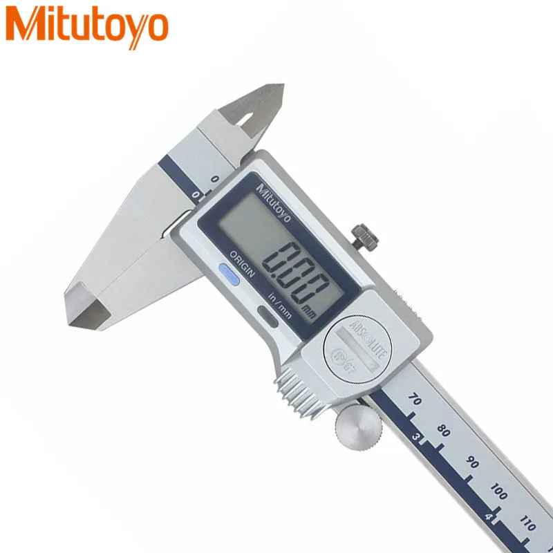 Цифровой штангенциркуль Mitutoyo водонепроницаемый IP67 500-702/703/704/752/753/754-20 ЖК-дисплей