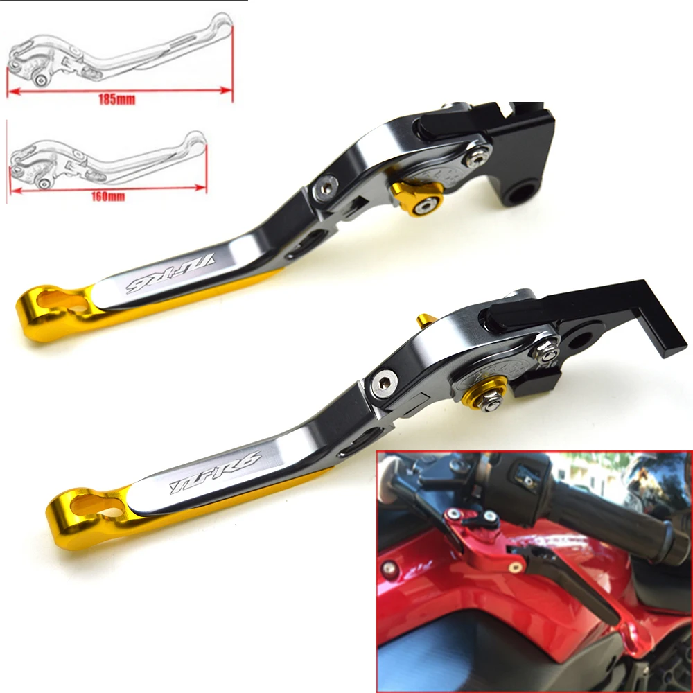 Motorcycle CNC Adjustable Foldable brake Clutch Levers for Yamaha YZF R6 2017 with Logo(YZF R6)
Motorcycle CNC Adjustable Foldable brake Clutch Levers for Yamaha YZF R6 2017 with Logo(YZF R6)