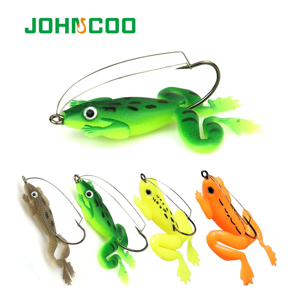 JOHNCOO 4pcs Frog Lure Fishing Lures 6cm 5g Artificial Fishing Bait Topwater Wobbler Bait For Pike Snakehead Soft Bait
JOHNCOO 4pcs Frog Lure Fishing Lures 6cm 5g Artificial Fishing Bait Topwater Wobbler Bait For Pike Snakehead Soft Bait