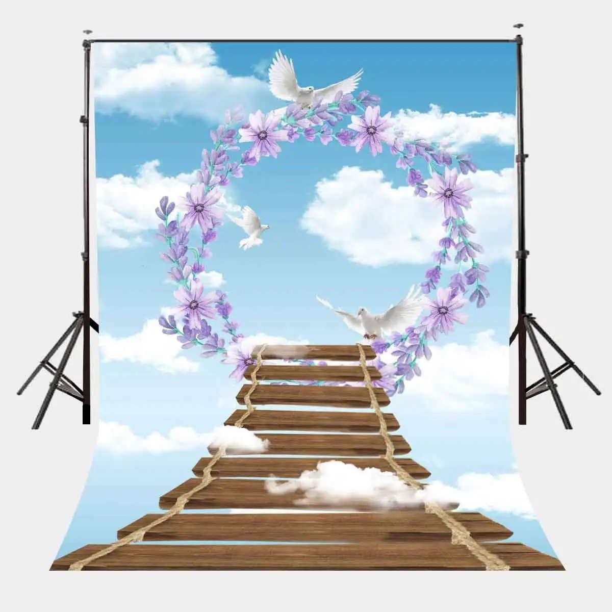 150x220cm Stairway to Heaven Backdrop Flying pigeons Photography Background Studio Props
150x220cm Stairway to Heaven Backdrop Flying pigeons Photography Background Studio Props