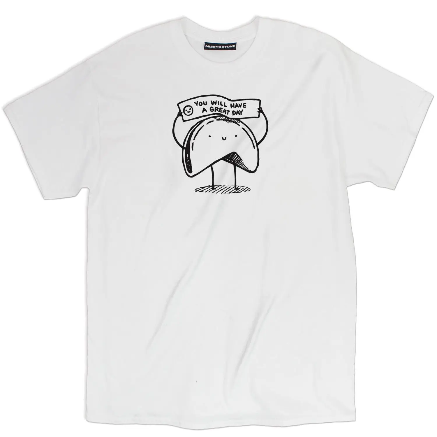 Men'S T-Shirt 2019 Newest You Will Have A Great Day Fortune Cookie Loose Fit T-Shirt Tee Base Shirt
Men'S T-Shirt 2019 Newest You Will Have A Great Day Fortune Cookie Loose Fit T-Shirt Tee Base Shirt