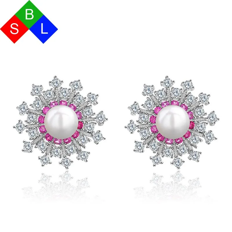 Red Trees New Design Fine Jewelry 925 Sterling Silver Wedding Earrings For Brides With Pearl and Cubic Zirconia High Quality
Red Trees New Design Fine Jewelry 925 Sterling Silver Wedding Earrings For Brides With Pearl and Cubic Zirconia High Quality
