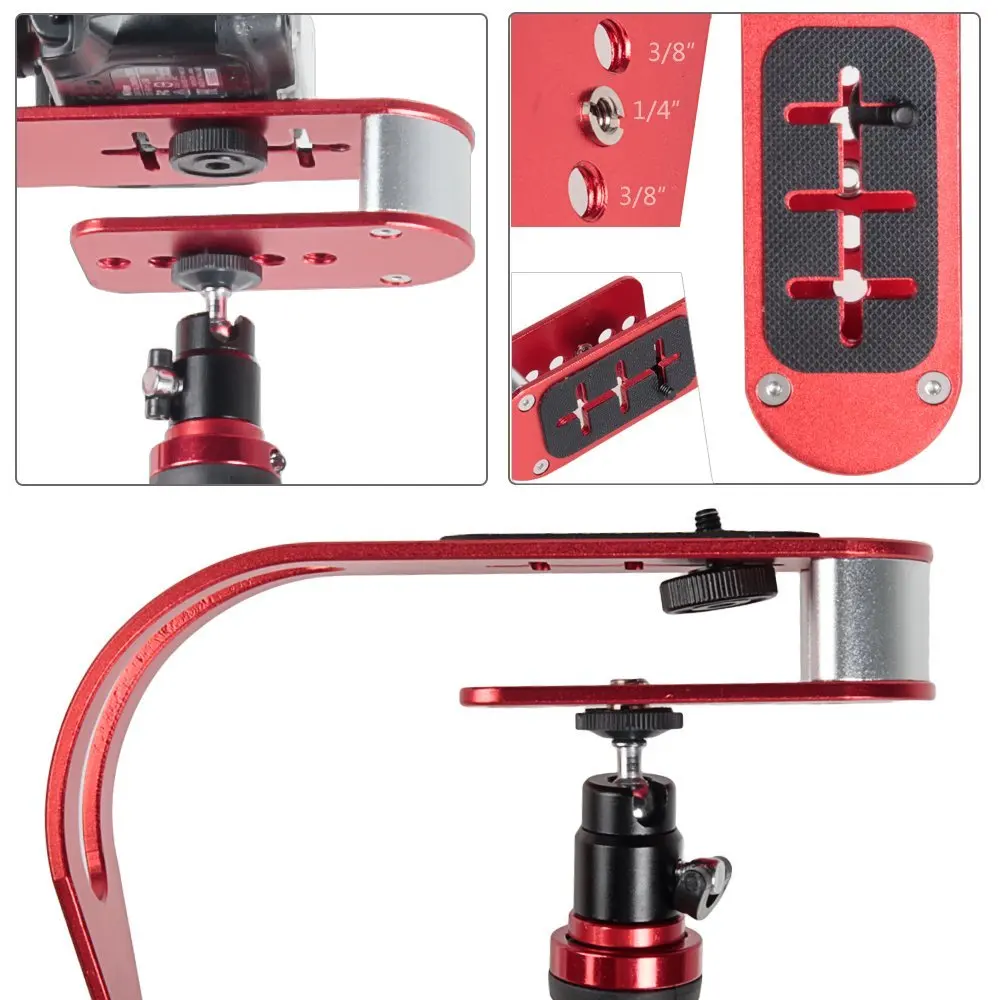 MAMEM Handheld Video Camera Stabilizer Steady Photo Studio Accessories Steadicam For Canon Nikon Sony Gopro Hero Smartphone
MAMEM Handheld Video Camera Stabilizer Steady Photo Studio Accessories Steadicam For Canon Nikon Sony Gopro Hero Smartphone