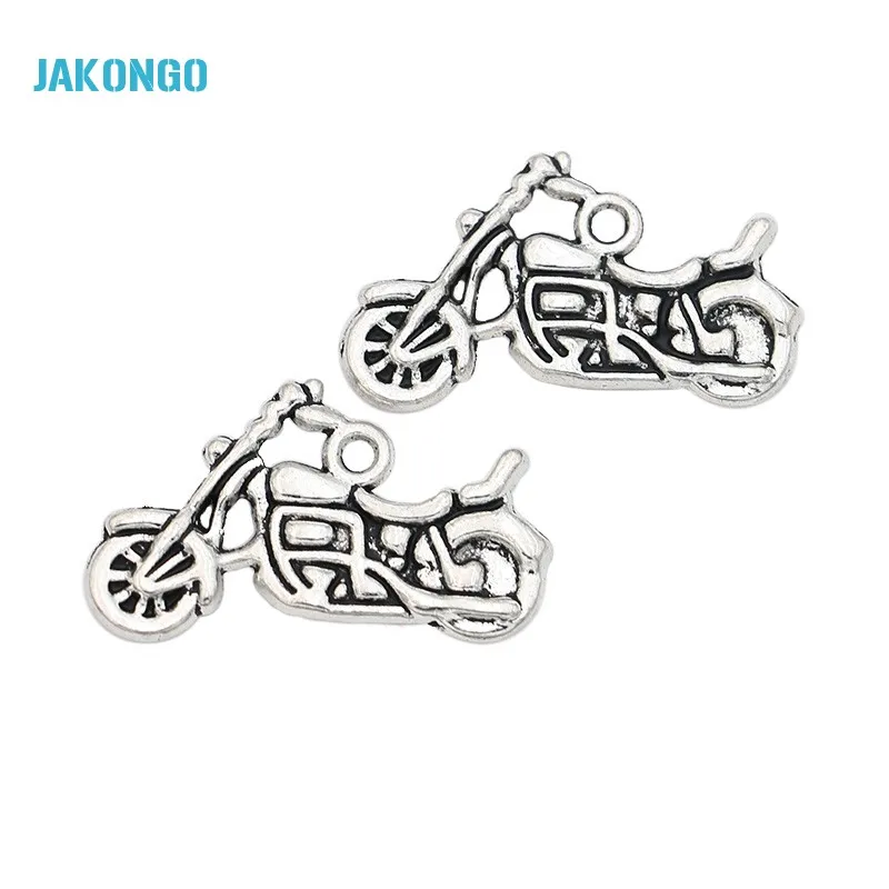 10Pcs Antique Silver Plated Motorcycle Charms Pendant for Necklace Bracelets Jewelry Making DIY Handmade Craft 24*16mm
10Pcs Antique Silver Plated Motorcycle Charms Pendant for Necklace Bracelets Jewelry Making DIY Handmade Craft 24*16mm