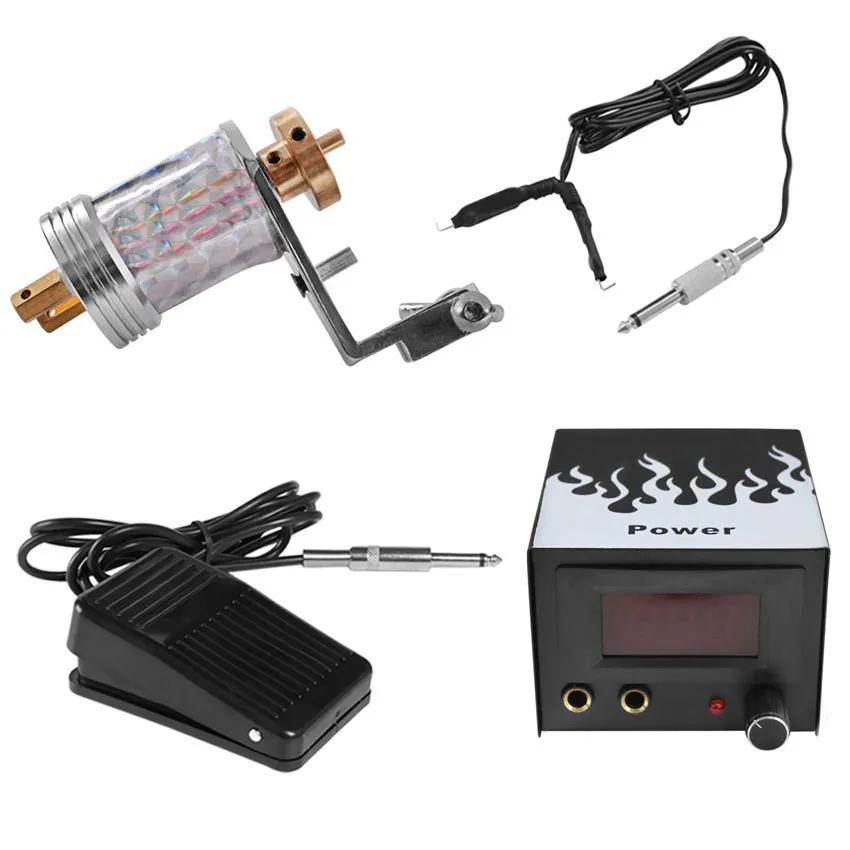 Rotary Machine Gun Power Supply Kits Permanent Makeup Shader Liner Body Art Set with Clip Cord Foot Pedal Tattoo Needles Grip
Rotary Machine Gun Power Supply Kits Permanent Makeup Shader Liner Body Art Set with Clip Cord Foot Pedal Tattoo Needles Grip