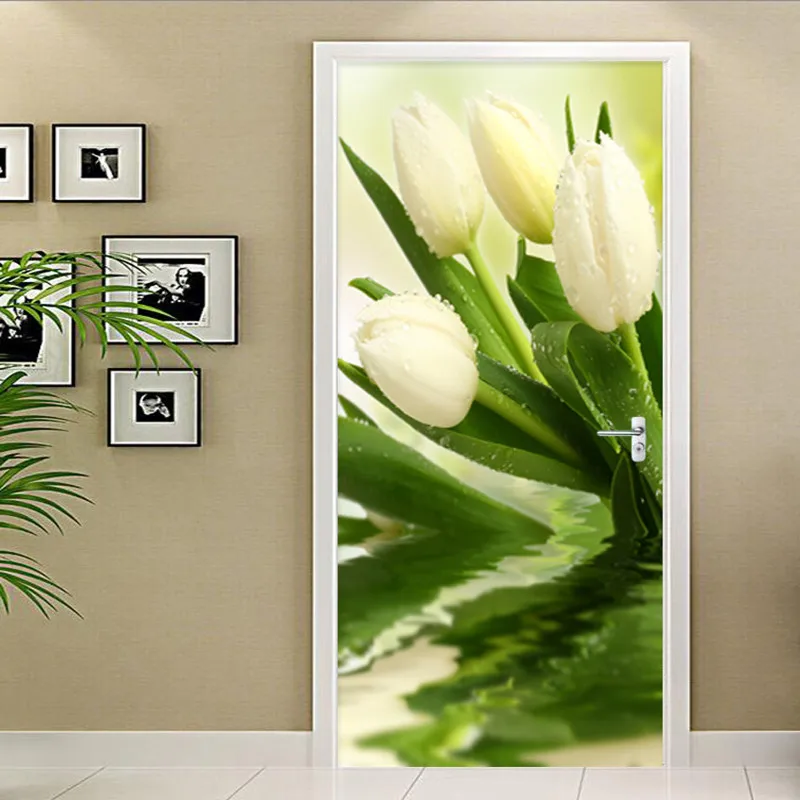 Door Sticker Modern Plant Tulips Flower Wallpaper Living Room Bedroom Home Decor Wall Decals PVC Self-Adhesive 3D Murals Paste
Door Sticker Modern Plant Tulips Flower Wallpaper Living Room Bedroom Home Decor Wall Decals PVC Self-Adhesive 3D Murals Paste