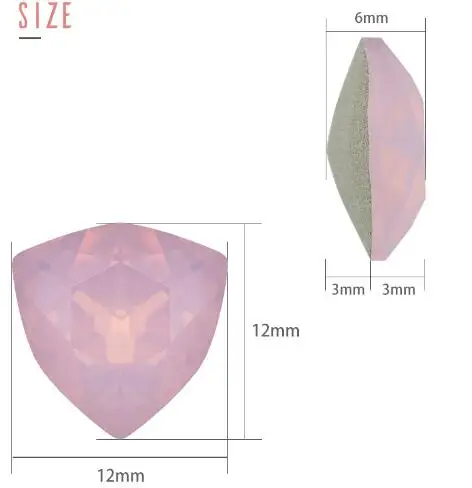 40 шт. 12 мм Trilliant K9 стеклянные стразы кристалл точечные Необычные Камни Уникальные