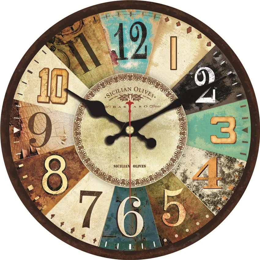 WONZOM 6-16 Inch Arabic Numbers Silent Decorative Wall Clock, Wooden Cardboard Wall Clocks For Living Room Home Kitchen Office
WONZOM 6-16 Inch Arabic Numbers Silent Decorative Wall Clock, Wooden Cardboard Wall Clocks For Living Room Home Kitchen Office