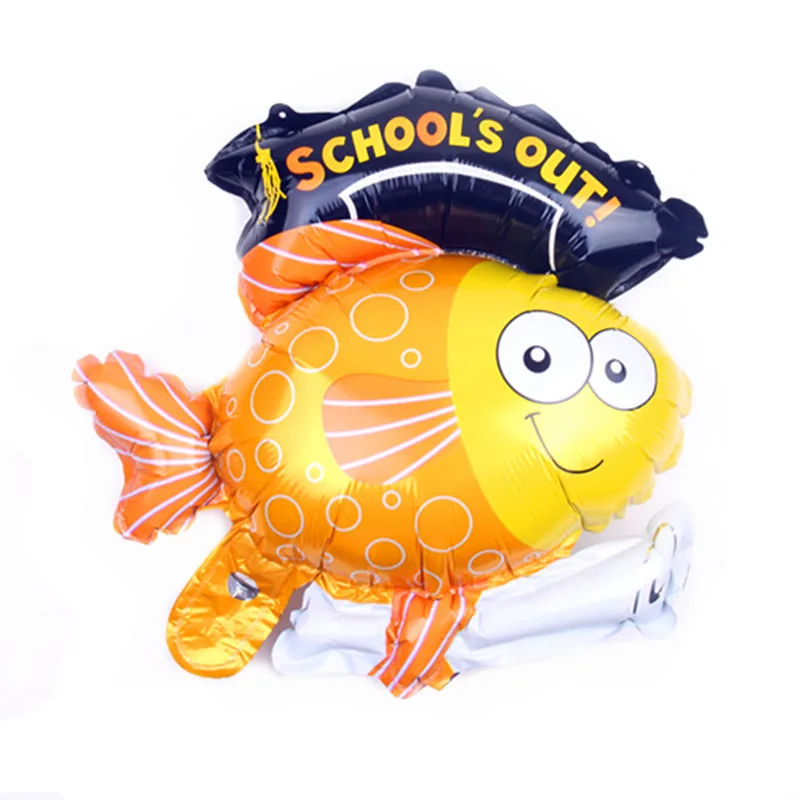 XXPWJ Новый мини д р рыба Алюминиевая Пленка воздушный шар для школы Выпускной