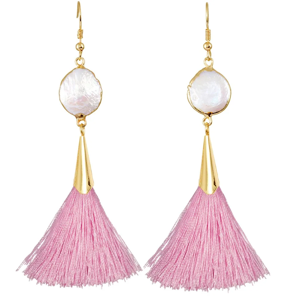 TUMBEELLUWA Irregular White Shell Bead Bohemian Style Tassels Drop Dangle Earrings for Women Girls
TUMBEELLUWA Irregular White Shell Bead Bohemian Style Tassels Drop Dangle Earrings for Women Girls