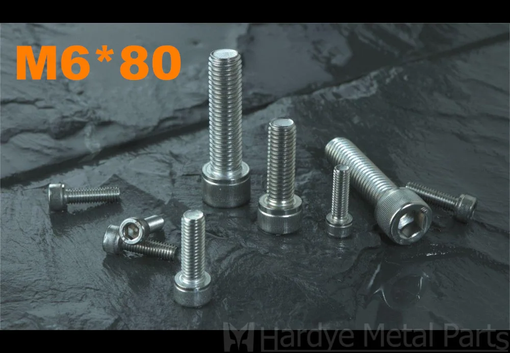 20pcs/lot DIN912 M6*80 Stainless steel hexagon socket cap screw Cup head screw Cylindrical head stripe screw Micro screw
20pcs/lot DIN912 M6*80 Stainless steel hexagon socket cap screw Cup head screw Cylindrical head stripe screw Micro screw