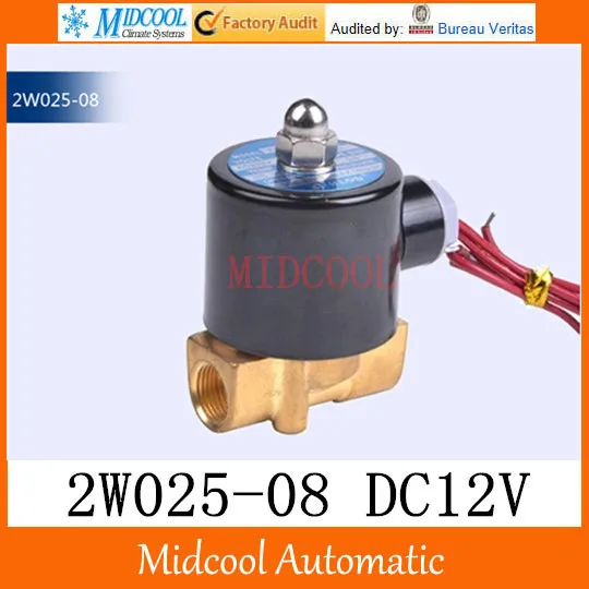 2W025-08 DC12V port 1/4" electric solenoid valve air brass water air Nomal Close Type gas water air
2W025-08 DC12V port 1/4" electric solenoid valve air brass water air Nomal Close Type gas water air