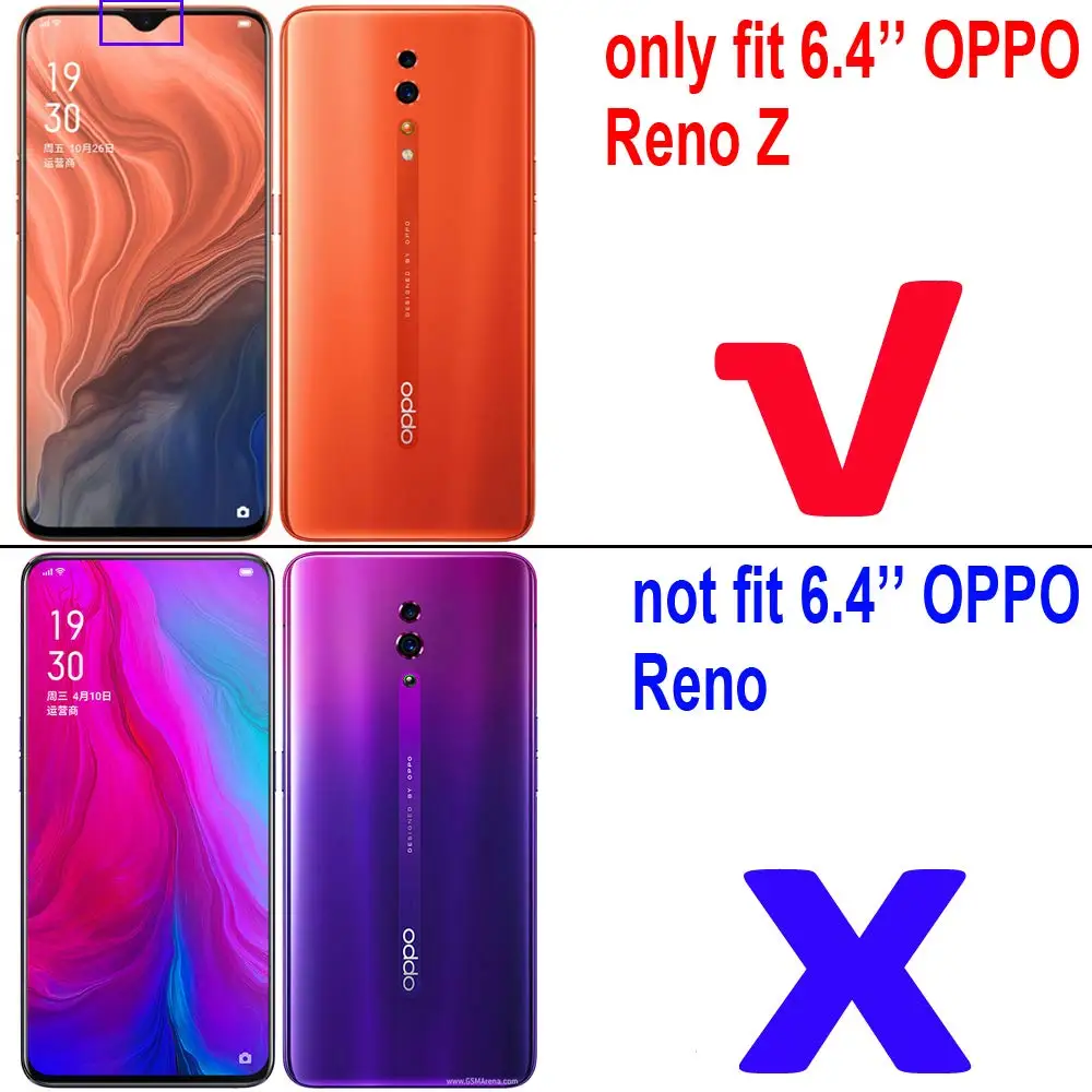 2 шт. закаленное стекло OPPO Reno Z защита для экрана RenoZ защитная пленка 6 4 дюйма |