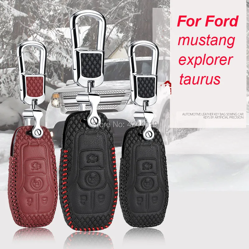 LUCKEASY Car Keychain Keyring Key Bag Key Fob Central Key Cover For Ford Taurus Mustang Explorer 2015-2016
LUCKEASY Car Keychain Keyring Key Bag Key Fob Central Key Cover For Ford Taurus Mustang Explorer 2015-2016