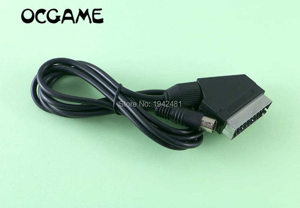 OCGAME 20 шт./лот хорошее качество RGB Scart кабель для Sega for Genesis 2 Mega Drive MD (1 8 м)|Запасные