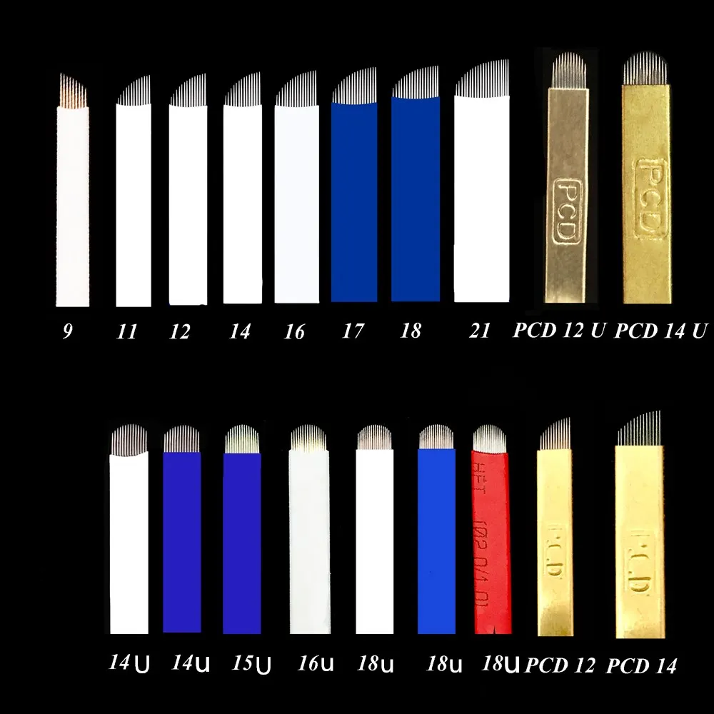 1000 Pcs Hard PCD 18U pin Tattoo Needles Lamina Tebori 12 Hard Microblading Permanent Makeup Eyebrow Tattoo Supplies wholesale
1000 Pcs Hard PCD 18U pin Tattoo Needles Lamina Tebori 12 Hard Microblading Permanent Makeup Eyebrow Tattoo Supplies wholesale