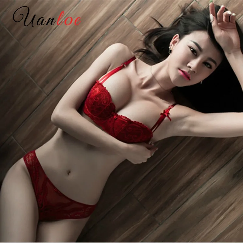 UANLOE Plus Size Women Sexy Bra Set Lace Transparent Underwear Set DEEP-V Bra and Panties Brief Sets Lingerie Set 70-85 ABCD
UANLOE Plus Size Women Sexy Bra Set Lace Transparent Underwear Set DEEP-V Bra and Panties Brief Sets Lingerie Set 70-85 ABCD