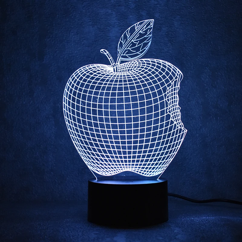 3D LED Changeable Mood Night Light Novelty Visual USB Lampara Table Lamp Creative Baby Sleeping Nightlight Apple Lamp Cute Decor
3D LED Changeable Mood Night Light Novelty Visual USB Lampara Table Lamp Creative Baby Sleeping Nightlight Apple Lamp Cute Decor