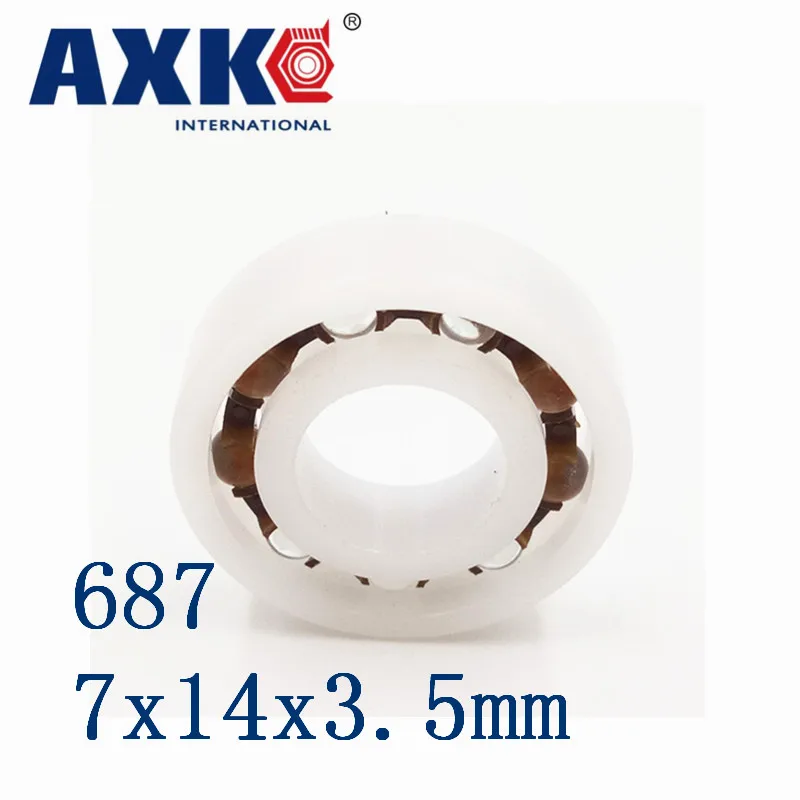 

Axk 687 Pom (10pcs) Plastic Ball Bearings 7x14x3.5mm Glass Balls 7*14*3.5mm