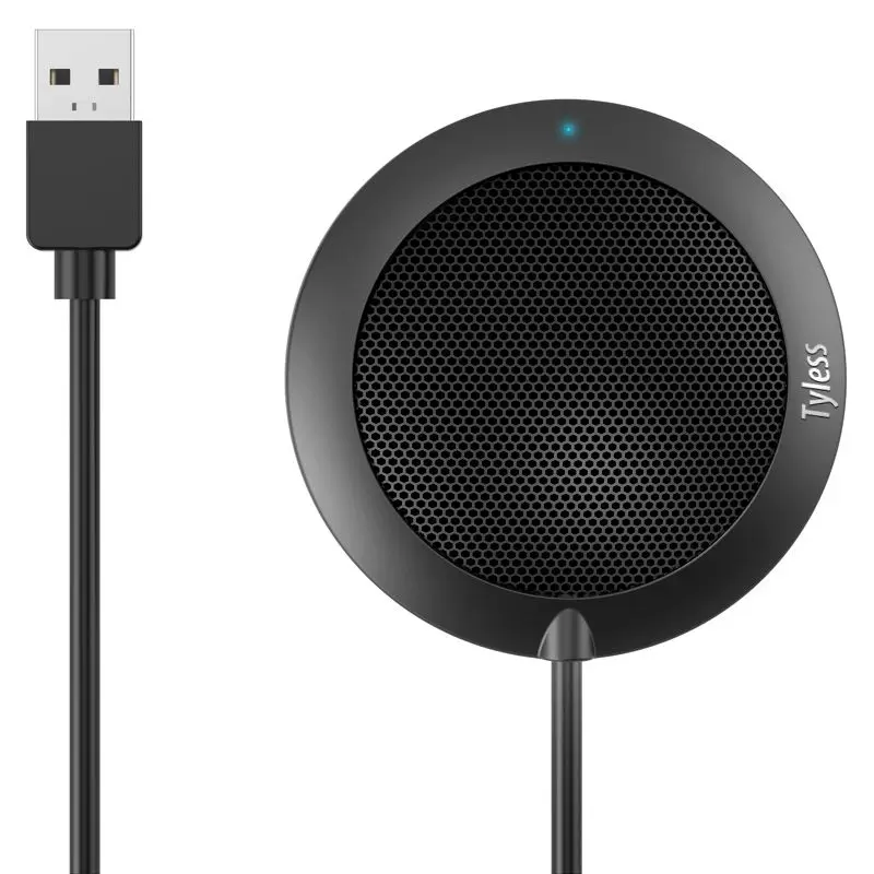 Tyless USB Plug computer tabletop Omnidirectional Condenser Boundary Conference microphone for Recording,Gaming,Skype, VoIP Call
Tyless USB Plug computer tabletop Omnidirectional Condenser Boundary Conference microphone for Recording,Gaming,Skype, VoIP Call