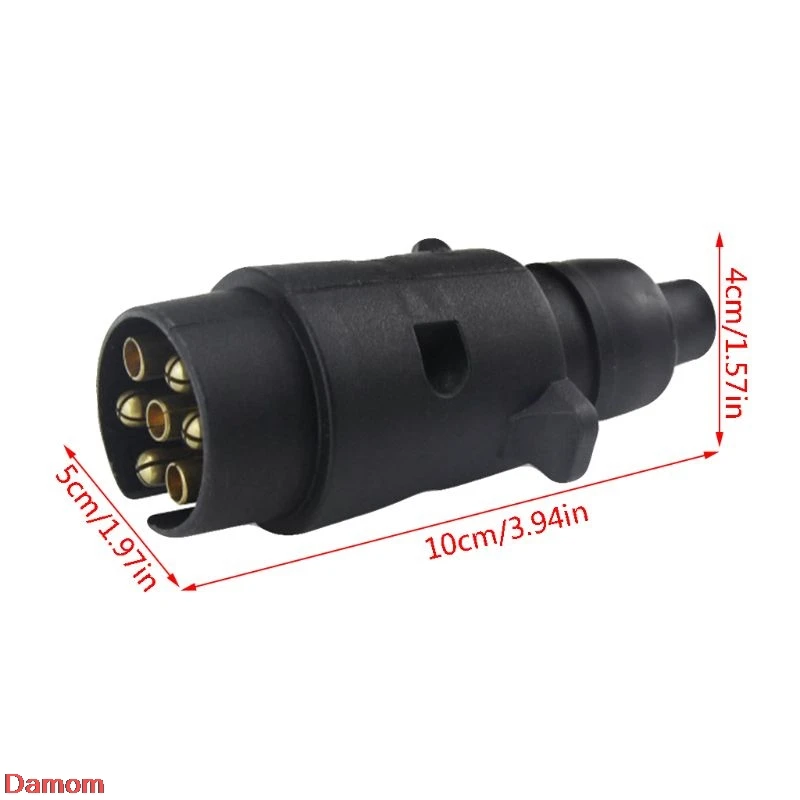 2021 New 12V 7 Way Round Standard European Car Plug Connector Plastic 7 Pin Socket Plugs For Trailers RVs
2021 New 12V 7 Way Round Standard European Car Plug Connector Plastic 7 Pin Socket Plugs For Trailers RVs