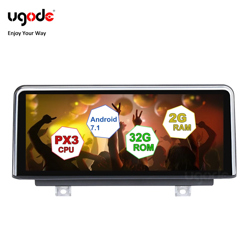 Ugode Android 7 1 автомобильный Аудио Видео Стерео ПК GPS Navi система 10 25 дюймов для BMW F30 F31