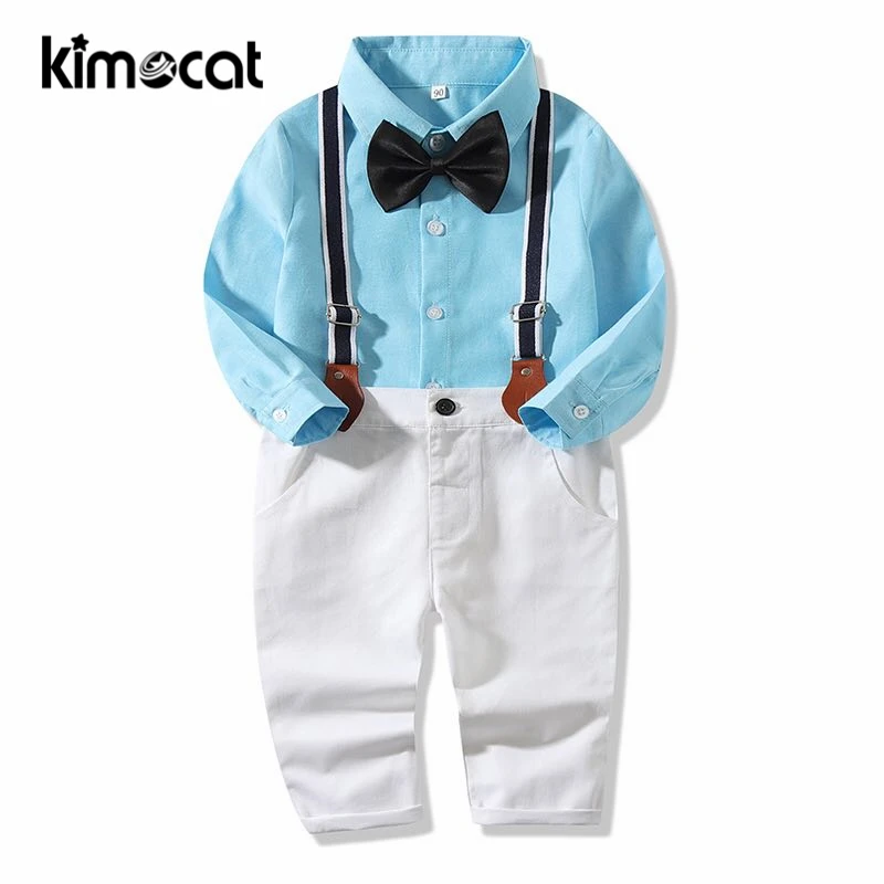 Kimocat Autumn Spring Baby Boy Clothes Long Sleeve Boys Gentleman Strap Set 2pcs Boys Clothing Set Infant Cotton Newborn Clothes
Kimocat Autumn Spring Baby Boy Clothes Long Sleeve Boys Gentleman Strap Set 2pcs Boys Clothing Set Infant Cotton Newborn Clothes
