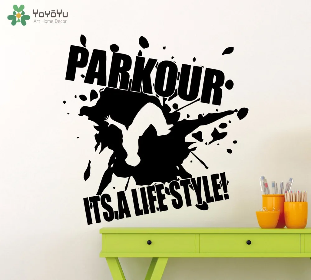 YOYOYU Street Style Wall Decal Quotes Parkour Its A Lifestyle Vinyl Wall Stickers Sports Removable Boys Bedroom Decor MuralSY533
YOYOYU Street Style Wall Decal Quotes Parkour Its A Lifestyle Vinyl Wall Stickers Sports Removable Boys Bedroom Decor MuralSY533