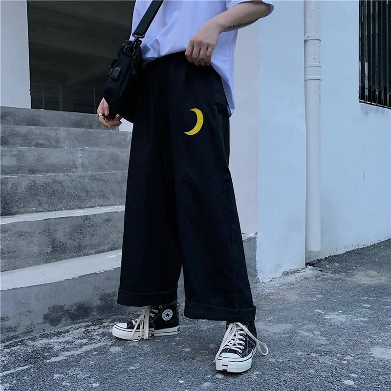 2019 New Spring Women Clothing Straight Overalls Casual Harem Pants Korean Elastic Waist Triangle Buckle Cargo Pants Funny
2019 New Spring Women Clothing Straight Overalls Casual Harem Pants Korean Elastic Waist Triangle Buckle Cargo Pants Funny