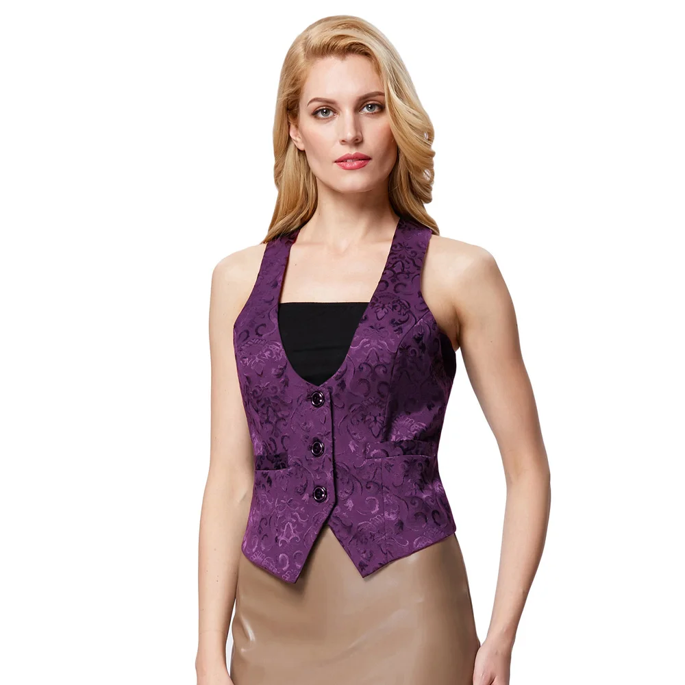 Grace Karin Women vest jacket Adjustable vintage slim short party evening business Strap Jacquard coat 3-Buttons Waistcoat tops
Grace Karin Women vest jacket Adjustable vintage slim short party evening business Strap Jacquard coat 3-Buttons Waistcoat tops