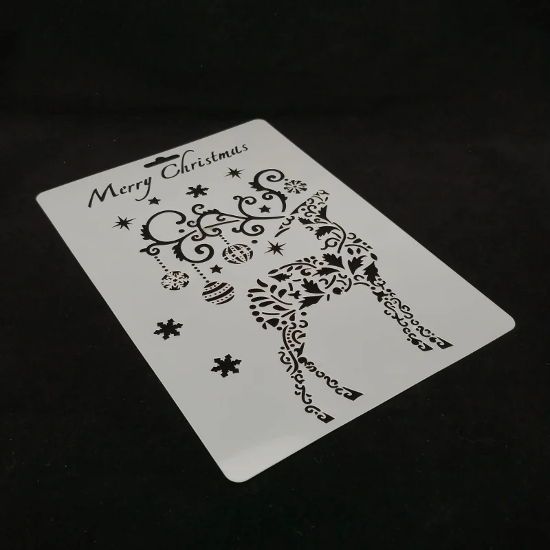 Christmas deer pvc Layering Stencils for Diy scrapbook coloring,painting stencil,home decor diy etc. Product image
Christmas deer pvc Layering Stencils for Diy scrapbook coloring,painting stencil,home decor diy etc. Product image