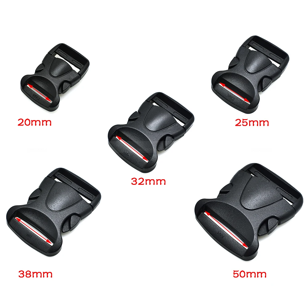 20mm 25mm 32mm 38mm 50mm Side Release Buckle Plastic Curved Backpack Straps Webbing Bag Parts
20mm 25mm 32mm 38mm 50mm Side Release Buckle Plastic Curved Backpack Straps Webbing Bag Parts