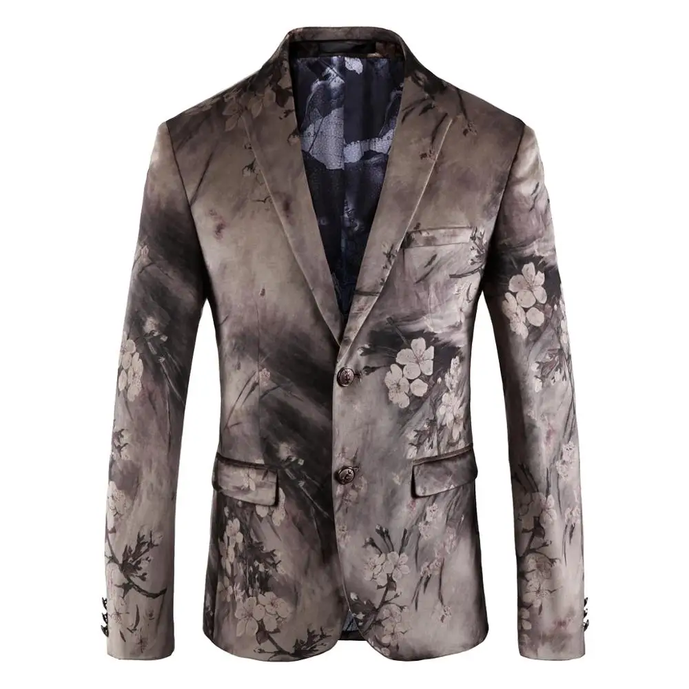 Мужской Блейзер высокого качества с серебристым принтом, костюм для вечерние ринки и свадьбы, Роскошный жакет с цветами, предметы первой не...
Мужской Блейзер высокого качества с серебристым принтом, костюм для вечерние ринки и свадьбы, Роскошный жакет с цветами, предметы первой не...