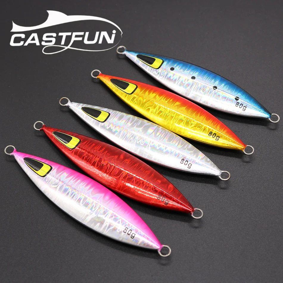CASTFUN Slow Jig 20g 40g 60g 80g Sea Fishing Artificial Bait Jigging Lure Metal Jigs Lure For Saltwater Fishing Lure Hard Bait
CASTFUN Slow Jig 20g 40g 60g 80g Sea Fishing Artificial Bait Jigging Lure Metal Jigs Lure For Saltwater Fishing Lure Hard Bait