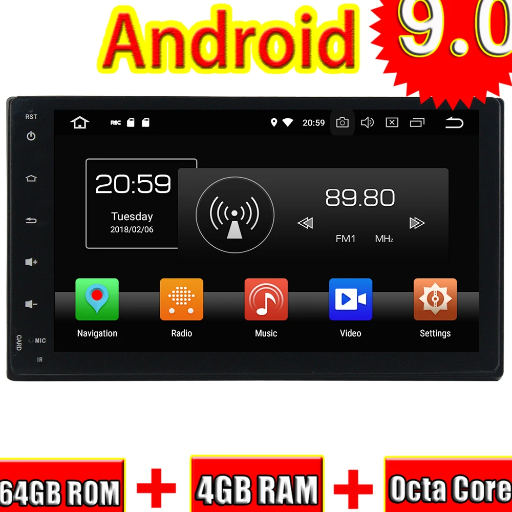 Topnavi Android 9.0 Car PC DVD Head Unit Player Radio For Toyota Fortuner 2016-2017 GPS Navigation Audio Stereo Octa Core 2 Din
Topnavi Android 9.0 Car PC DVD Head Unit Player Radio For Toyota Fortuner 2016-2017 GPS Navigation Audio Stereo Octa Core 2 Din