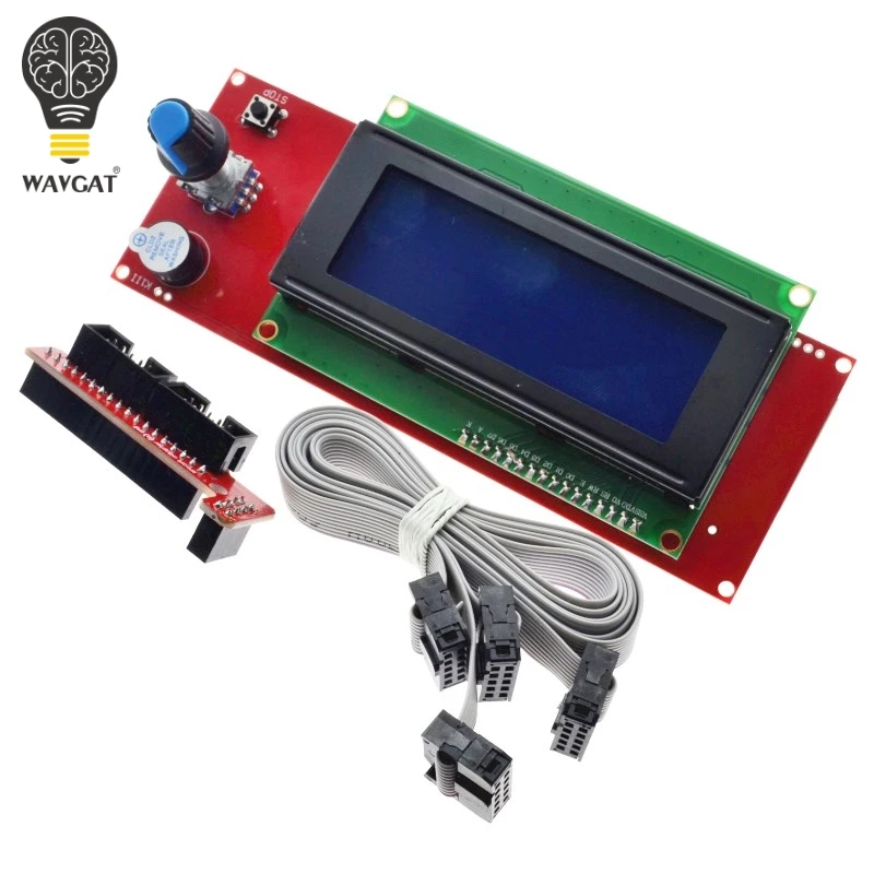 WAVGAT 3D принтер 2004 ЖК контроллер с слотом для sd карты Ramps 1 4 Reprap дисплей